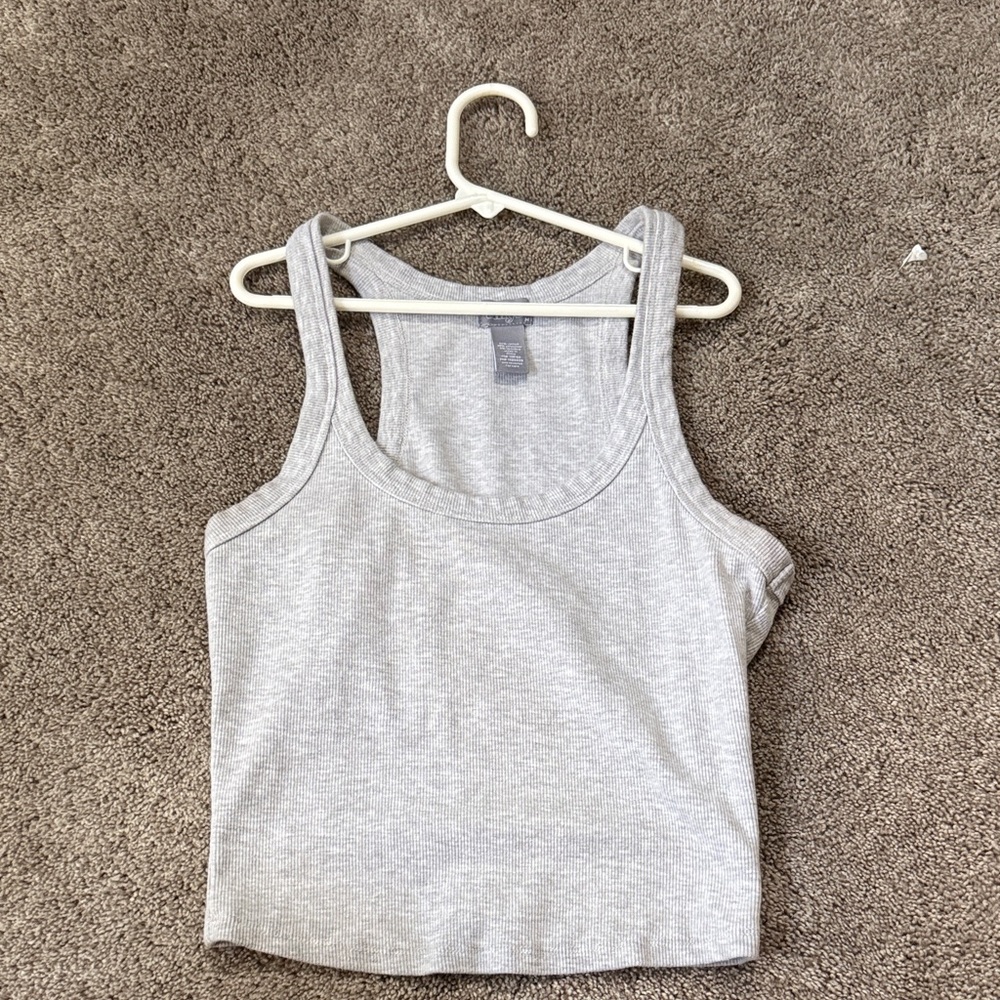 Tilly's Light Gray Women's Tank Top